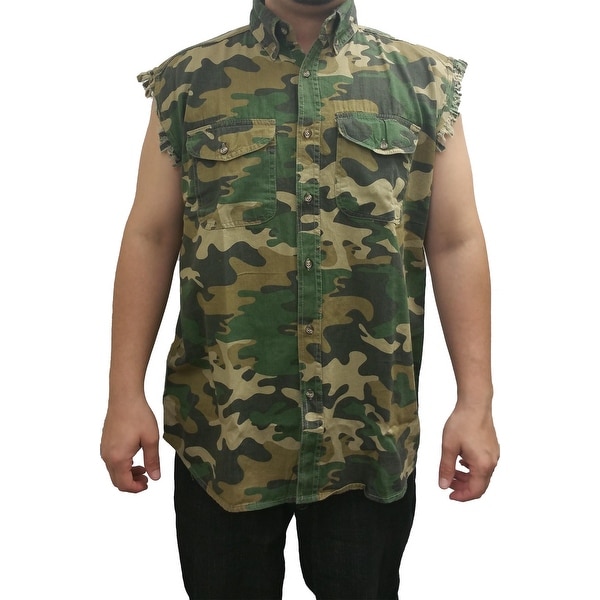 camo jean vest