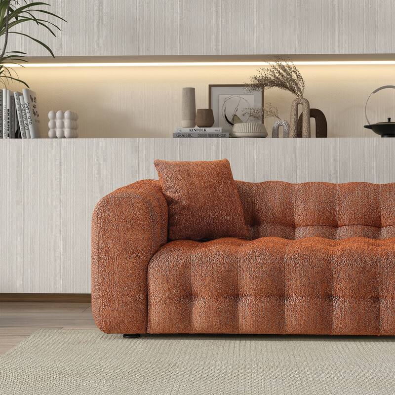 Marseille Luxury Modern Chesterfield French Boucle Couch