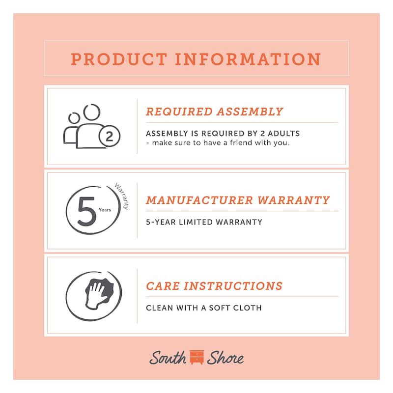 South Shore Fusion 2-Drawer Platform bed