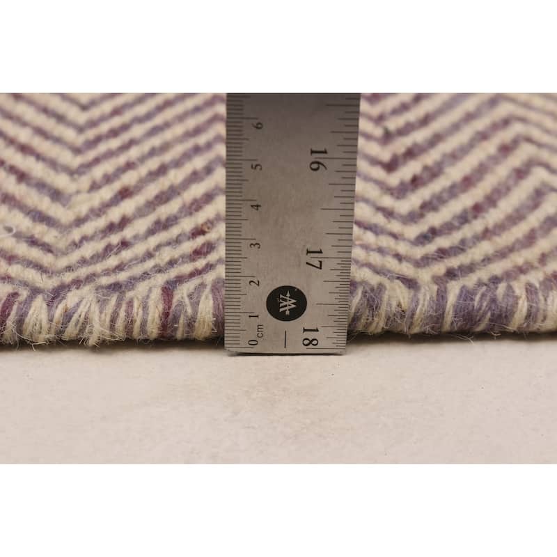 Nevada Purple Kilim 4'10" x 7'10" - 4'10 x 7'10