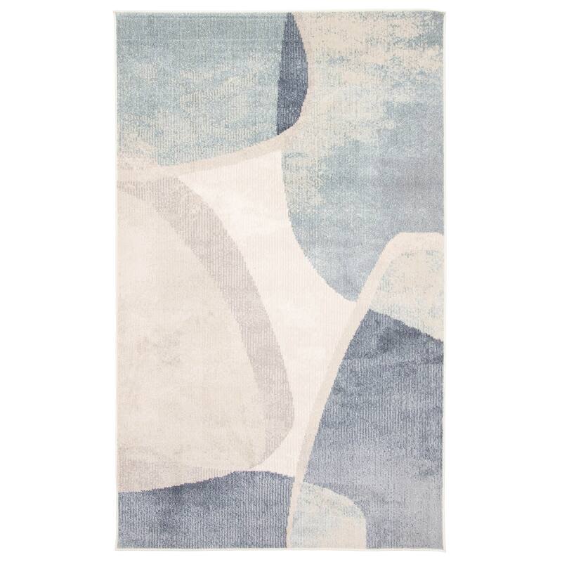 ECARPETGALLERY Machine Woven Gem Beige Area Rug - Beige - 5'0 x 8'0 - Rectangle