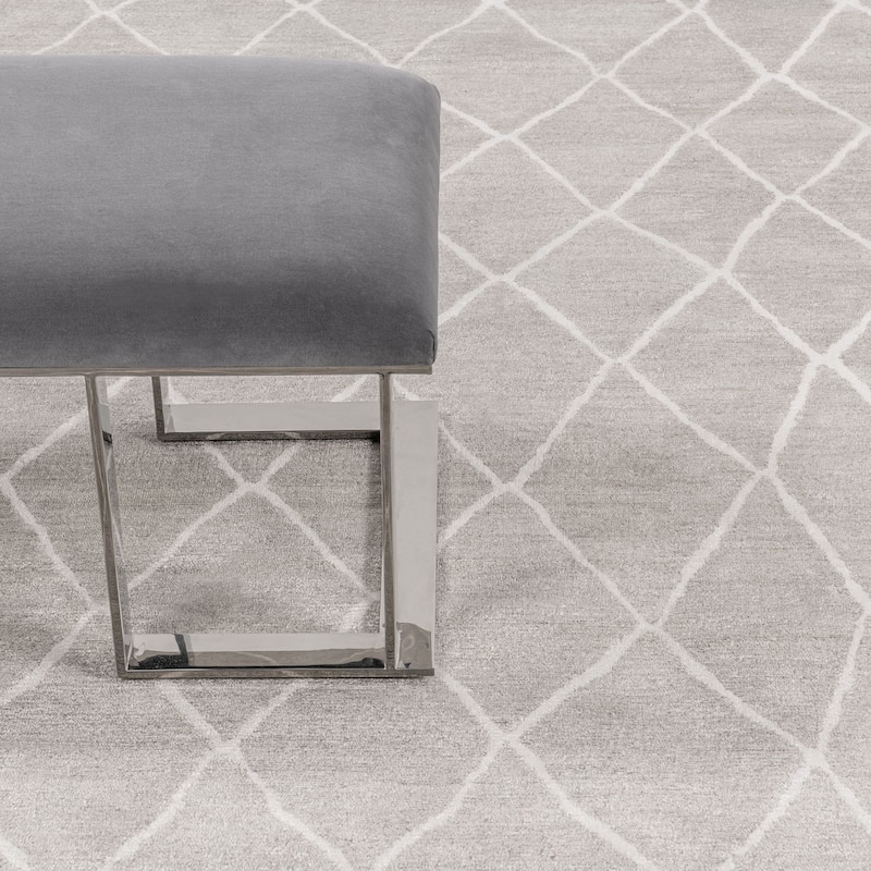 Ben Soleimani Arlequin New Zealand Wool and Viscose Hand-Knotted Rug