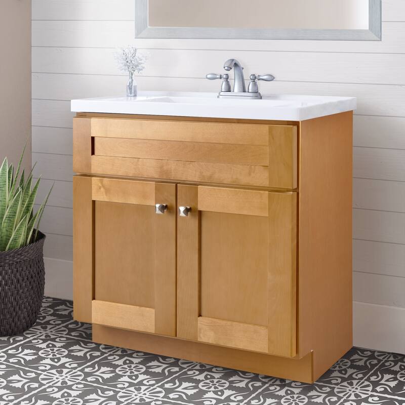 Design House Brookings 22" Single Free Standing Wood Vanity Cabinet