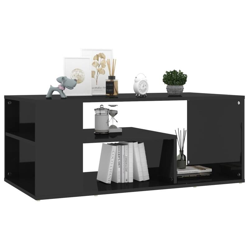 vidaXL Coffee Table Accent End Sofa Table for Living Room Engineered Wood - 39.4" x 19.7" x 15.7"