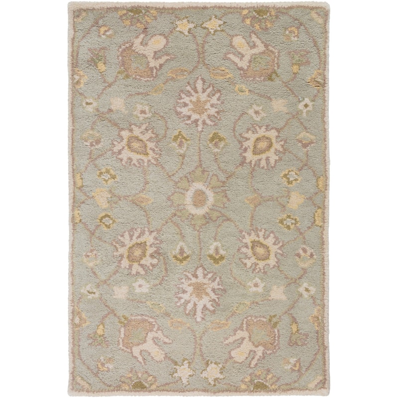 Livabliss Traditional Caesar Floral & Botanical Area Rug