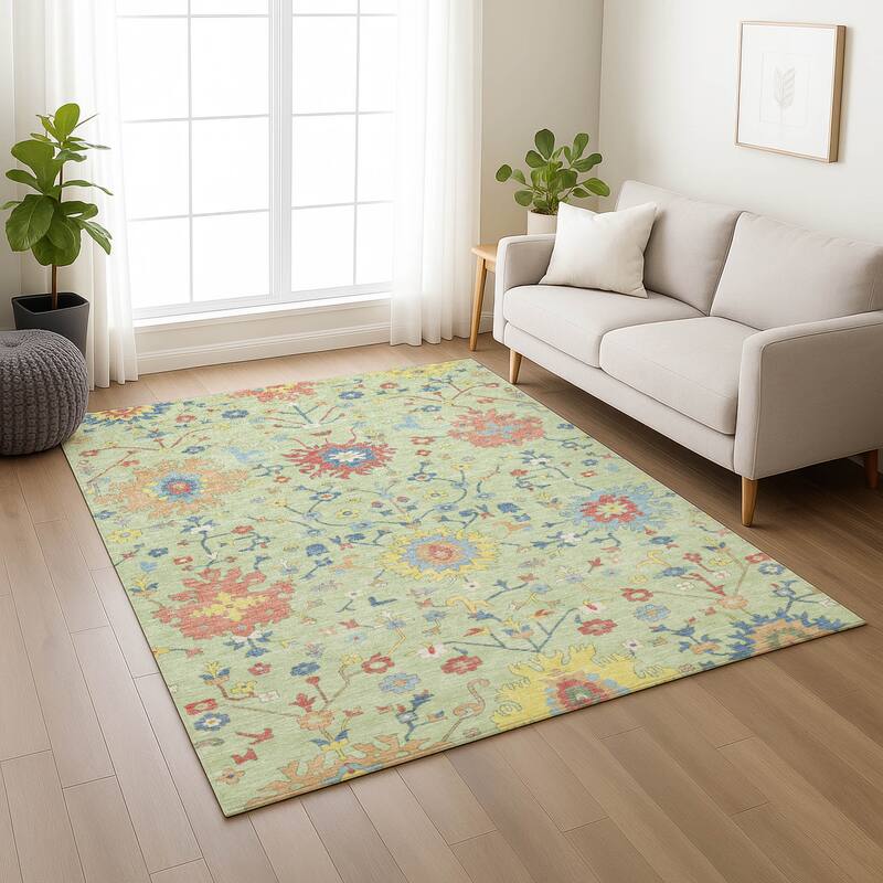 Machine Washable Indoor/ Outdoor Global Dillon Chantille Rug