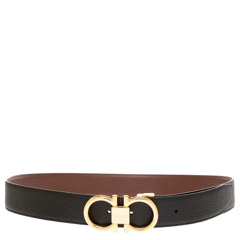 Salvatore Ferragamo Men's Reversible Gancini Belt 1.3" Wide - 105