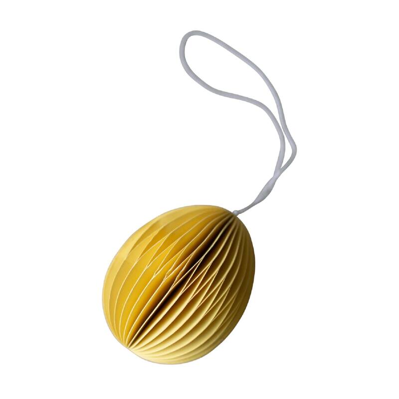 OVOID yellow Chrsitmas ornament - Large