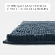 preview thumbnail 4 of 7, Becky Cameron 2-Pack Ultra Soft Chenille Bath Mats