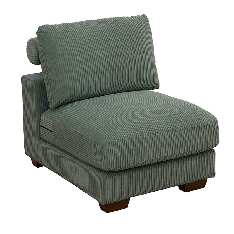 123'' Corduroy Upholstered U-Shaped 6-Piece Sectional Sofa
