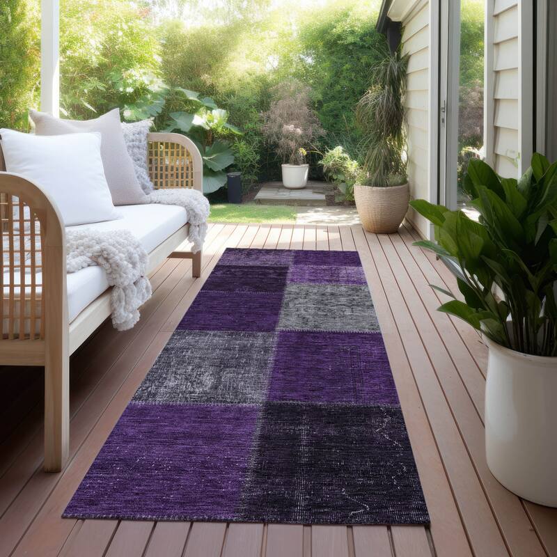 Machine Washable Indoor/ Outdoor Chantille Vintage Oriental Rug