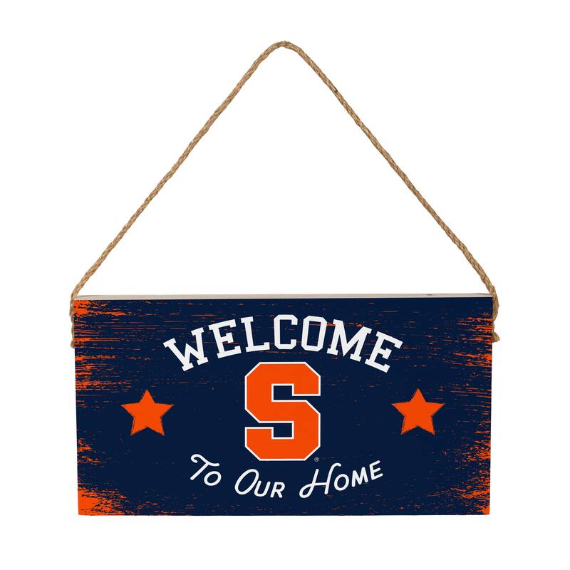 Syracuse University Wooden Door Decor Wall Sign - Multi-Color