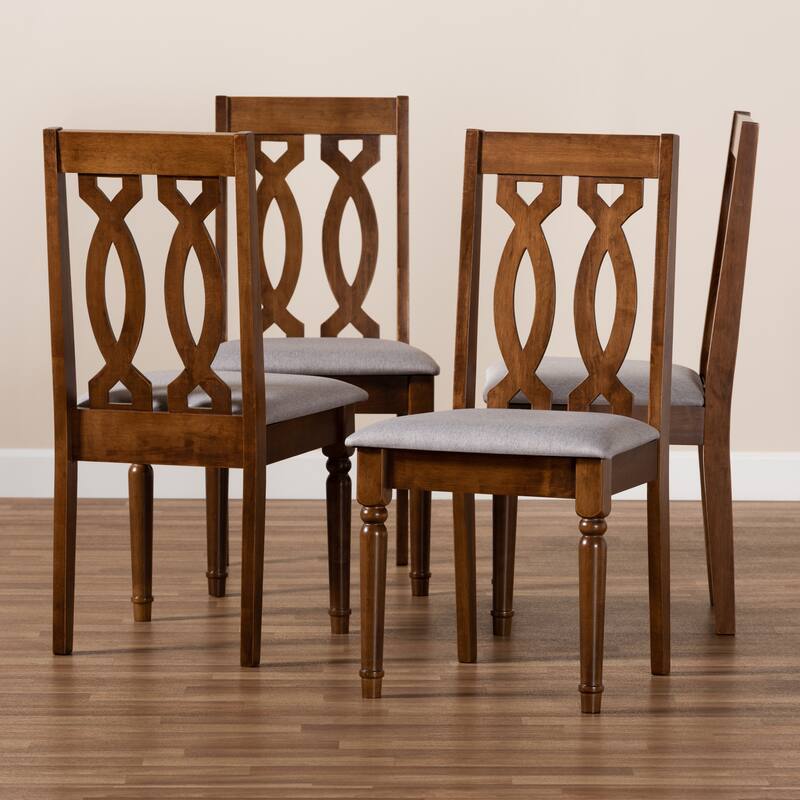 Cherese Modern and Contemporary 4-Piece Wood Dining Chair Set