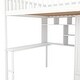 preview thumbnail 47 of 53, Loft Bed with Bookshelf,Drawers,Desk,and Wardrobe