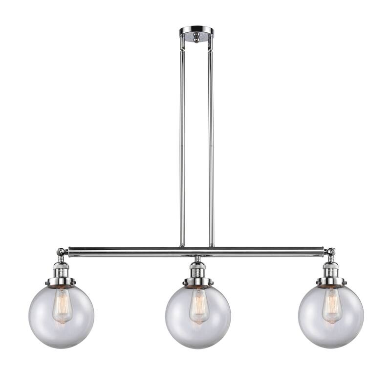 Innovations Lighting 213-13-41 Beacon Linear Beacon 3 Light 41" Wide - Polished Chrome / Clear
