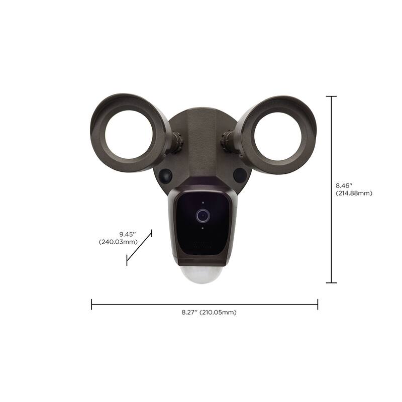 Starfish Bullet SMART Security Light w/Camera 20W 3000K CCT Bronze