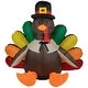 preview thumbnail 1 of 4, Inflatable Turkey Fall Harvest Outdoor Decoration - 6'