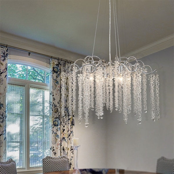 Tassel chandelier light best sale