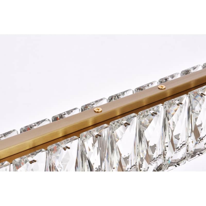 Indigo Home LED linear pendant in gold