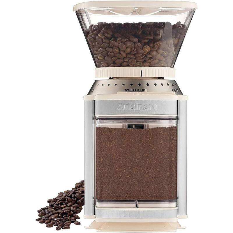 Cuisinart DBM-8 Burr Mill Stainless Steel Electric Coffee Grinder - Cream