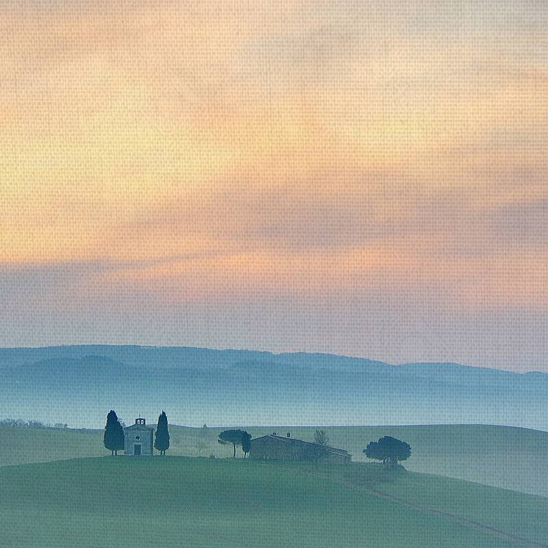 Capella di Vitaleta by Andy Mumford Canvas Art Print
