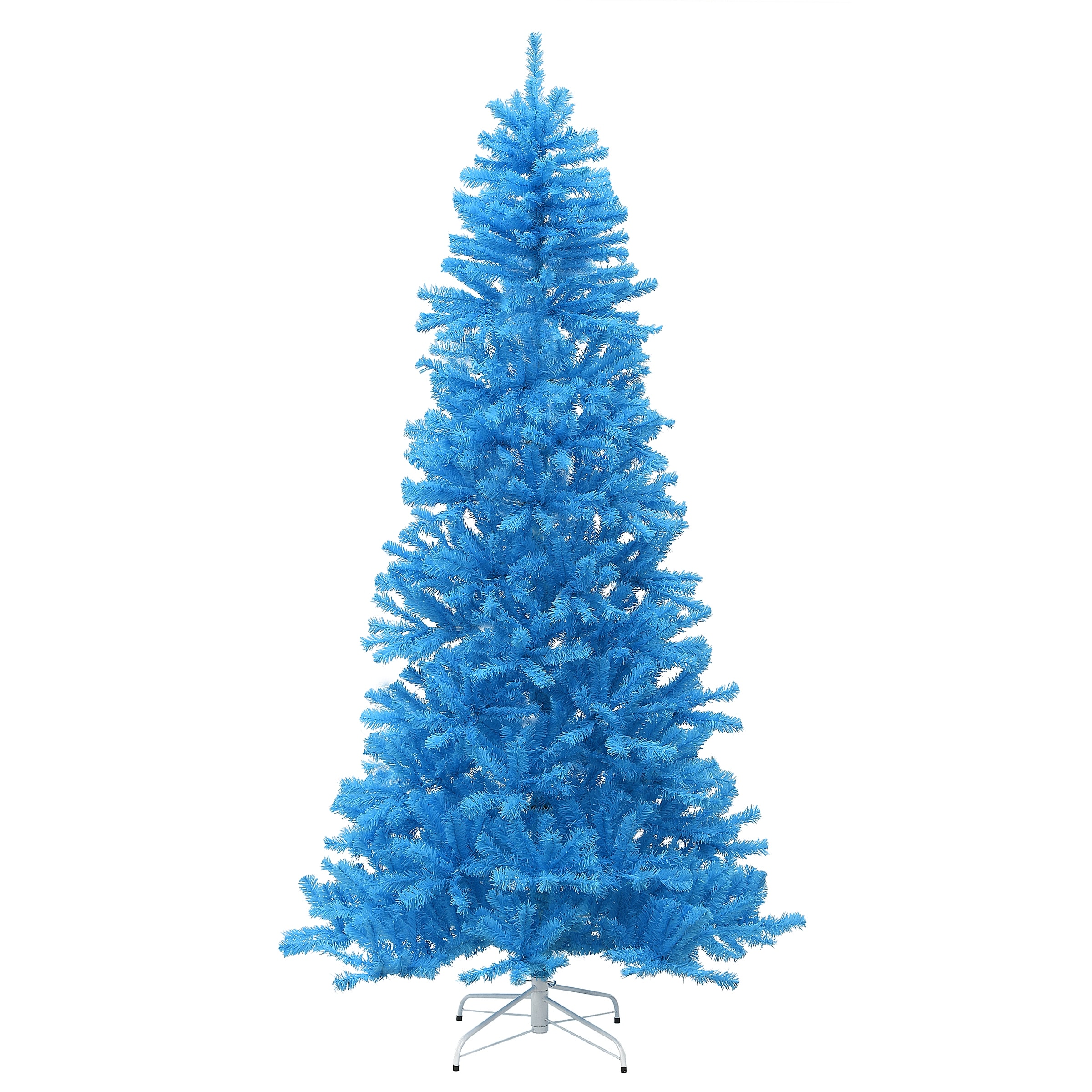 National Tree Company 7.5 ft. Light Blue Color Tree Decoration - 7.5 Foot