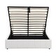 preview thumbnail 6 of 25, Full Size Platform Bed with a Hydraulic Storage System Upholstered Storage Bed for Kids Teens Adults Space-Saving, Easy Assembly