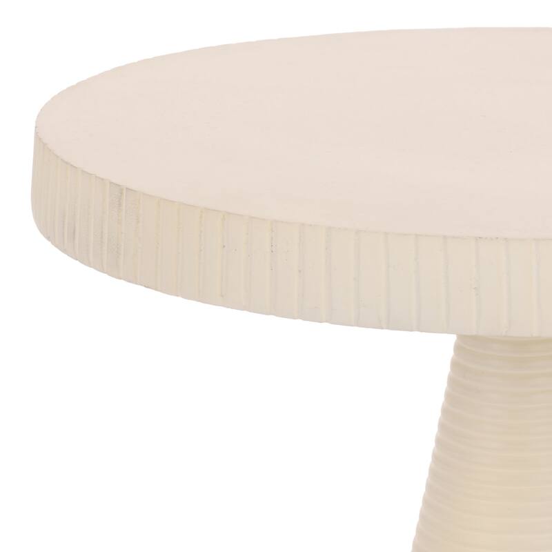 SAFAVIEH Mari Round Accent Table - 15 In. W x 15 In. D x 21 In. H - 15"W x 15"D x 21"H