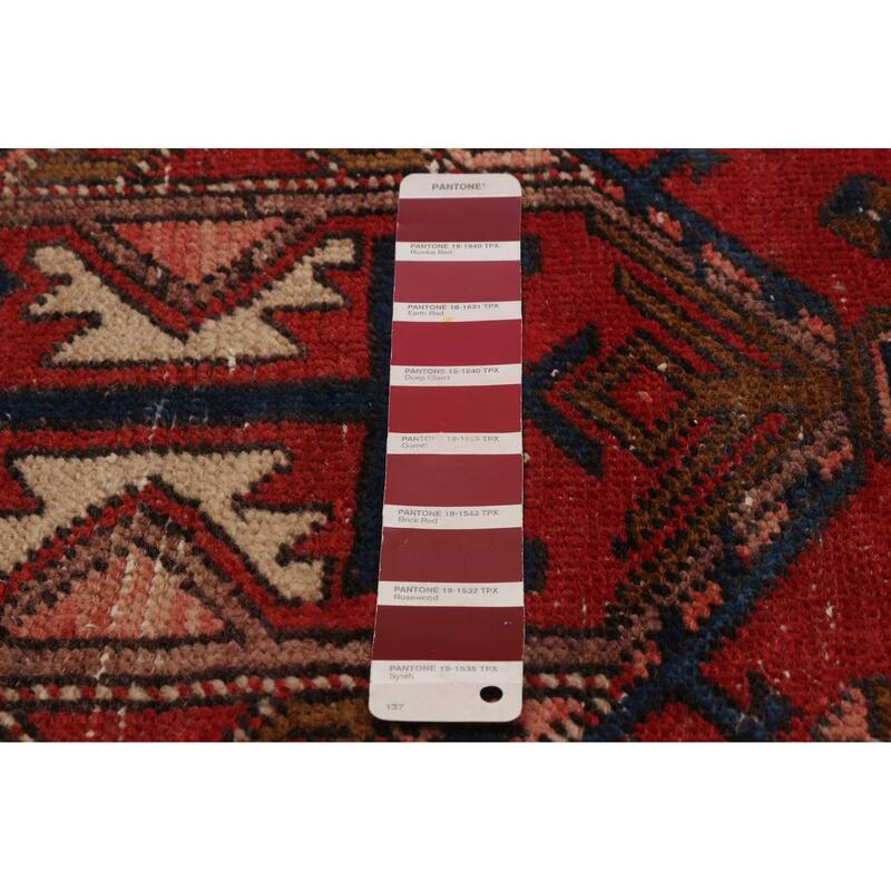 ECARPETGALLERY Hand-knotted Konya Anatolian Red Wool Rug - 3'2 x 11'0