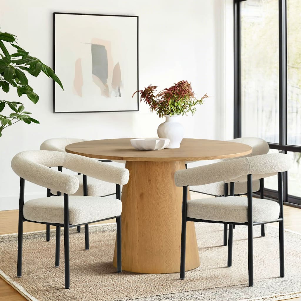 5-Piece Round Dining Table Sets