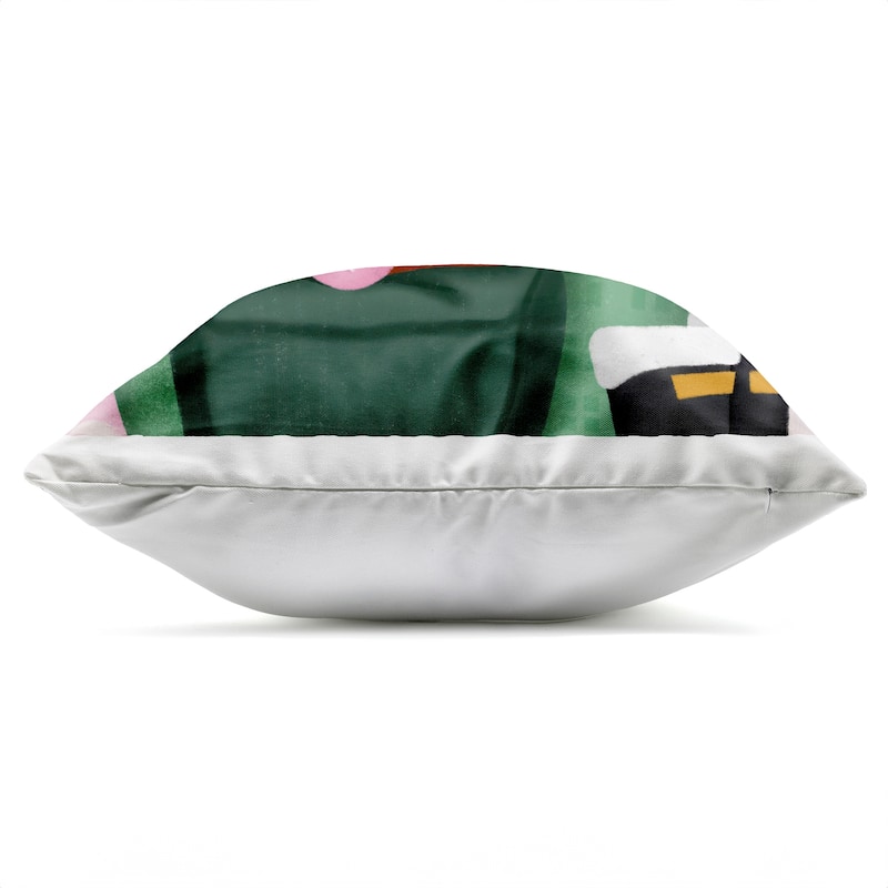 Stupell Cozy Sleeping Santa Claus Printed Outdoor Throw Pillow Design by Sarah Hickman
