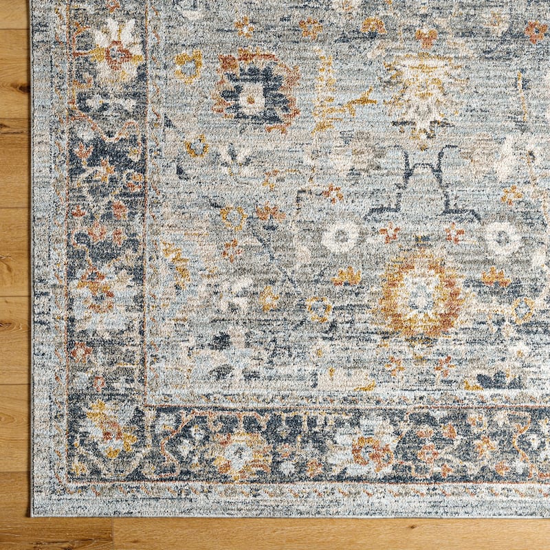 Livabliss Beckham Vintage Medallion Area Rug