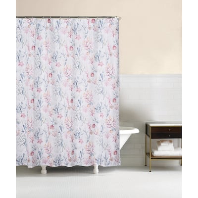 Nori Coral Shower Curtain - Multicolored