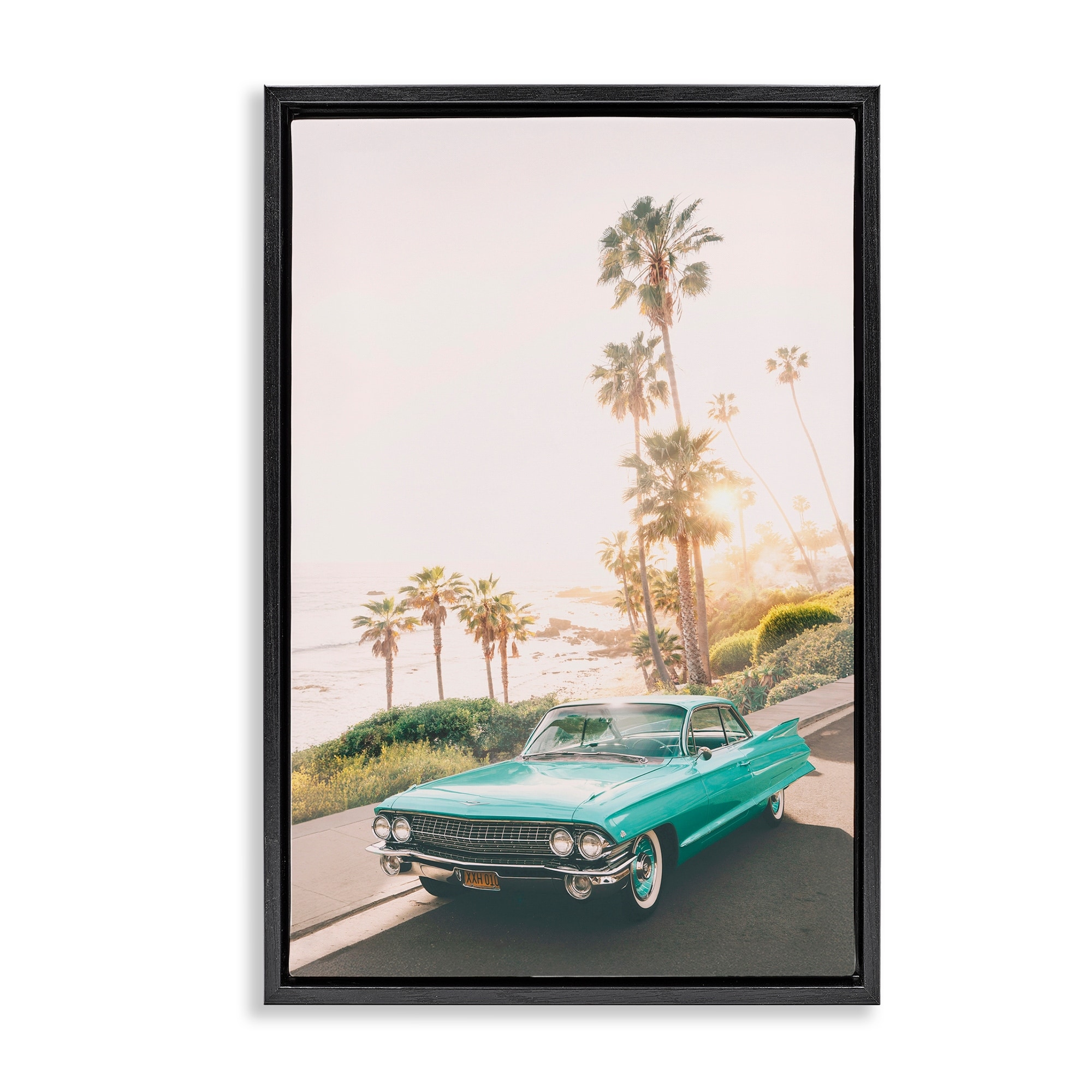 Stupell Sunlit Malibu Classic Framed Floater Canvas Wall Art Design By Sisi and Seb