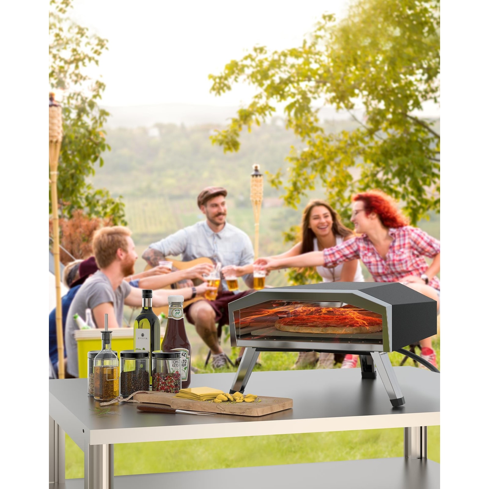 Capt'n Cook OvenPlus Double Deck Outdoor Pizza Oven