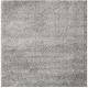 preview thumbnail 152 of 184, SAFAVIEH Santa Monica Shag Einara 2-inch Thick Area Rug 6'7" Square - Silver - Square