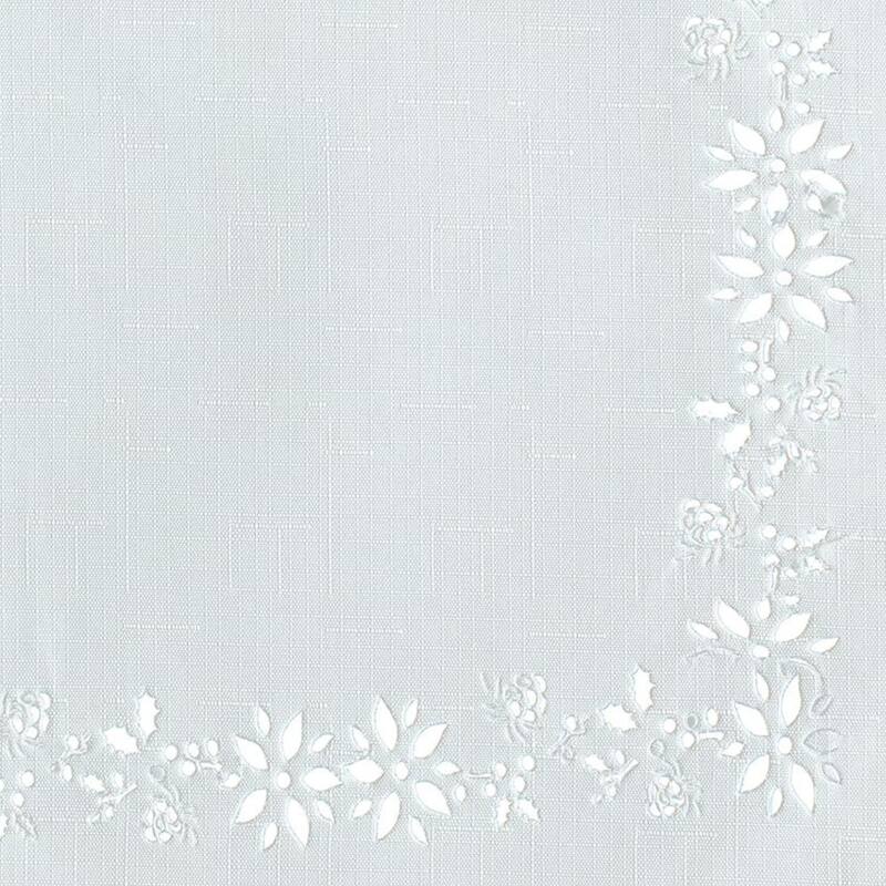 Poinsettia Noel Laser Cut Placemats, Set of 4