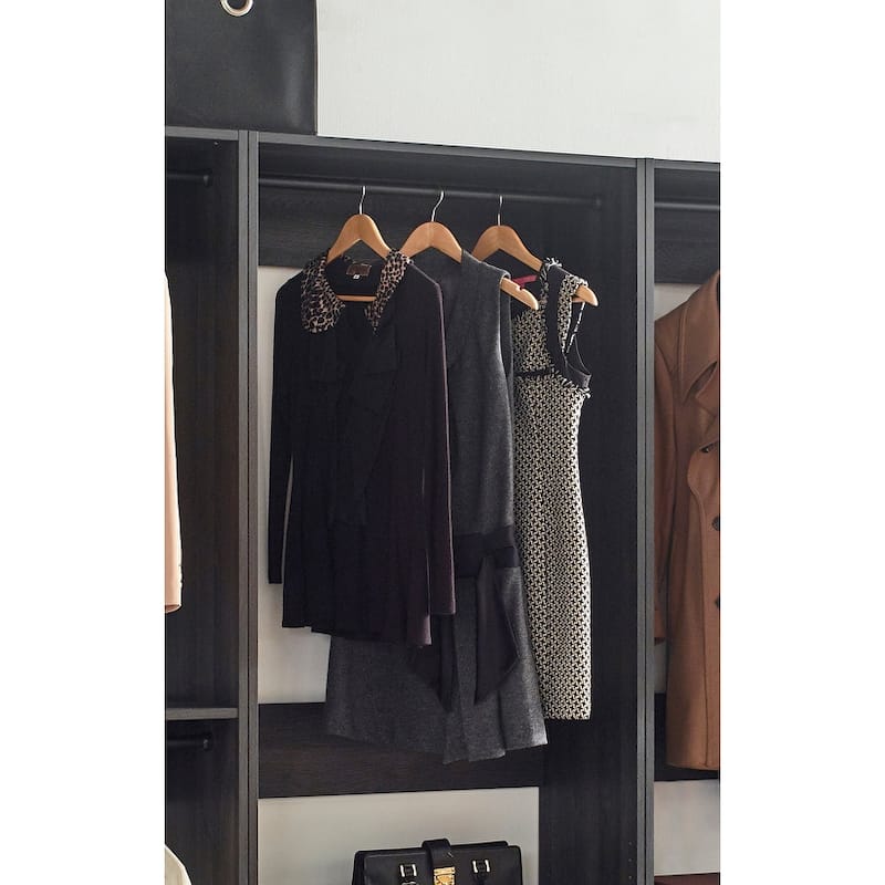 Prosper Gray Freestanding Walk in Wood Closet System