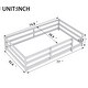 preview thumbnail 40 of 70, Full Size Montessori Floor Bed with Safety Fence, Solid Pine Wood Frame, Kids Low-Profile Bed for Boys and Girls, Easy Assembly