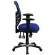 preview thumbnail 10 of 164, Nicholas Mid-Back Blue Mesh Multifunction Executive Swivel Ergonomic Office Chair with Adjustable Arms