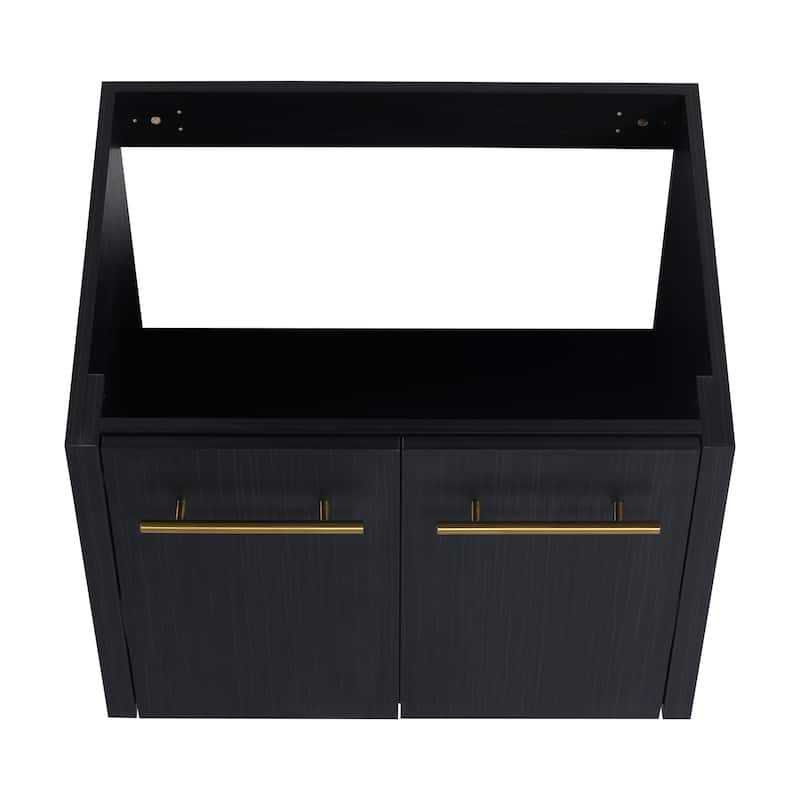24 Inch Wall-mounted Bathroom Vanity
