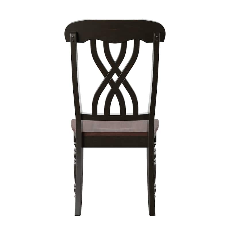 Mackenzie Country Style Two-tone Dining Chairs (Set of 2) by iNSPIRE Q Classic