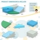 preview thumbnail 3 of 30, Foam Climbing Blocks Toddlers 5 Pieces Baby Activity Play Set Indoor