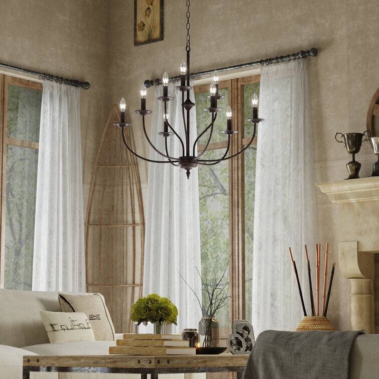 Maxax 9 - Light Candle Style Classic / Traditional Chandelier