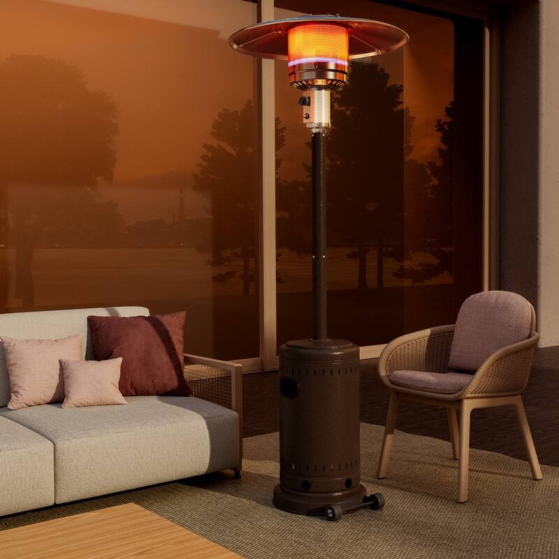 PAMAPIC 48000 BTU Outdoor Propane Patio Heater w/Cover