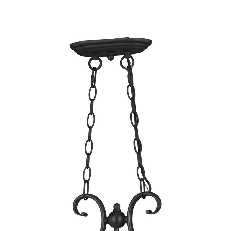 Monrovia 3L Linear Chandelier Island Pendant Light Fixture White Glass - 43.75-in W x 20.25-in H x 11.25-in D