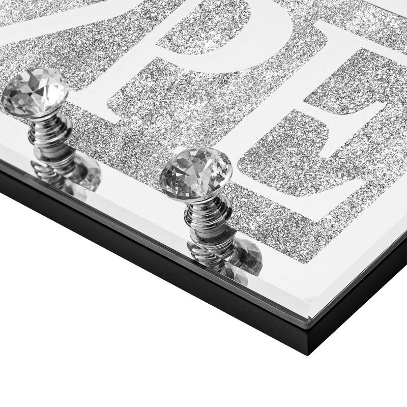 Mirrored Key Holder for Wall Decorative