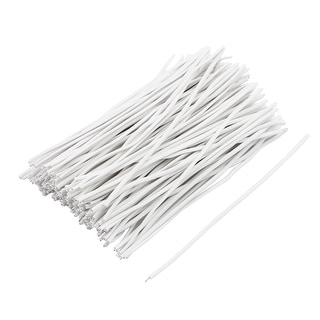 200pcs Plastic Coated Twist Ties Cord Wire Cable Reusable 3.94