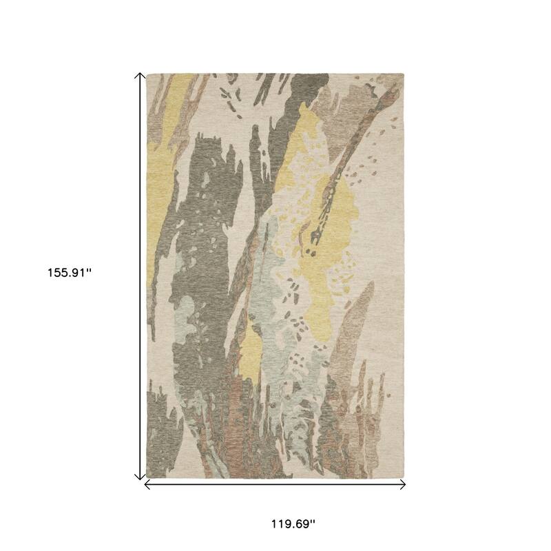 HomeRootsAbstract Modern Rectangle Area Rug