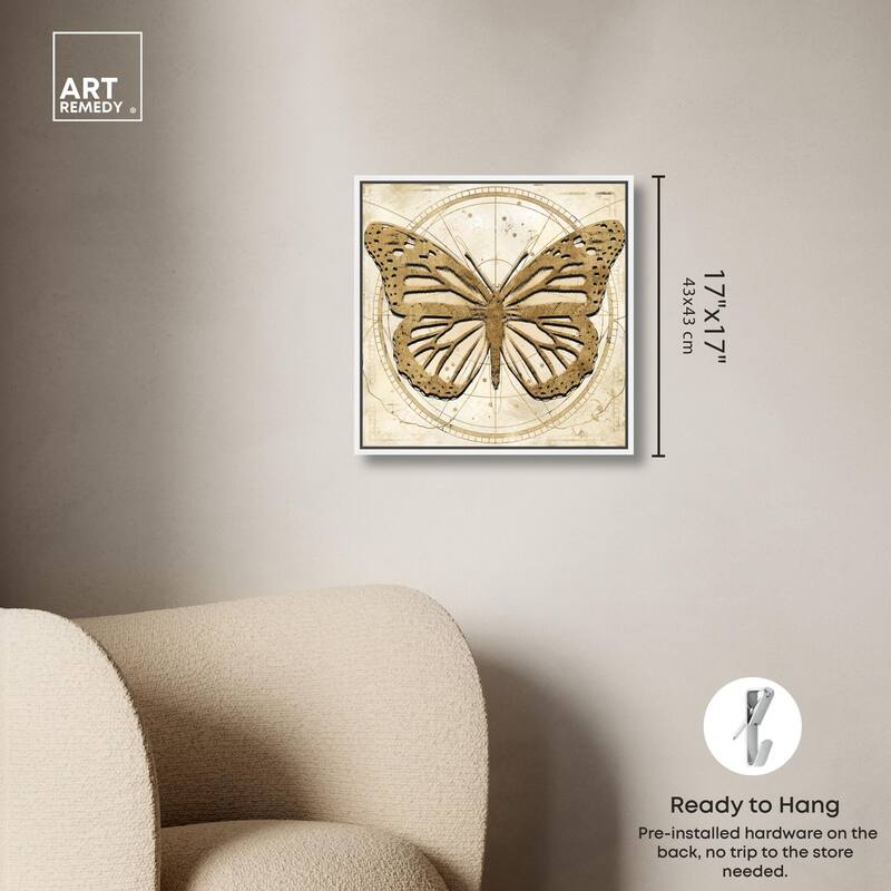 Astro Fluttering Wings Canvas by Art Remedy